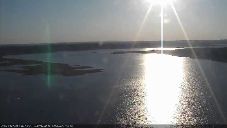 Lake Travis webcam, June 26, 2023 7:25 PM CT