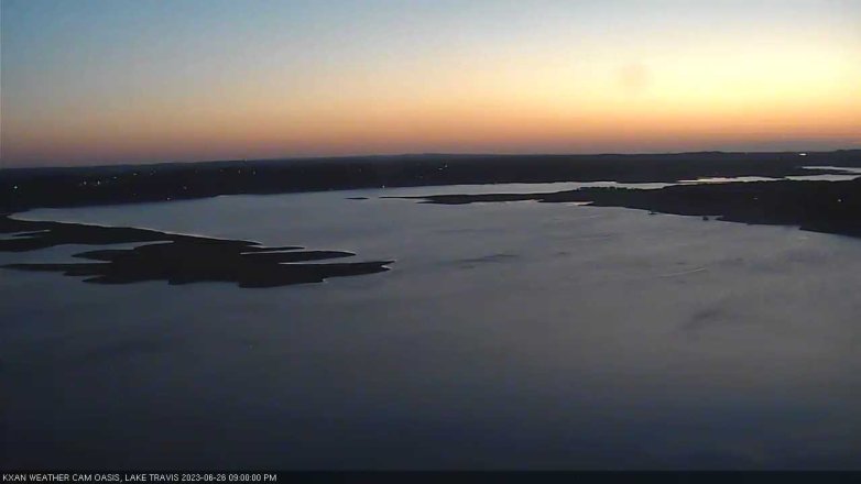 Lake Travis webcam, June 26, 2023 9:00 PM CT