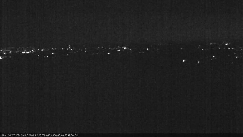 Lake Travis webcam, June 26, 2023 9:45 PM CT