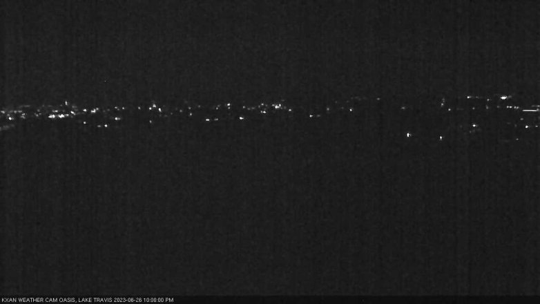 Lake Travis webcam, June 26, 2023 10:00 PM CT