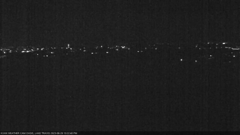 Lake Travis webcam, June 26, 2023 10:25 PM CT