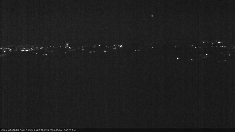 Lake Travis webcam, June 26, 2023 10:45 PM CT
