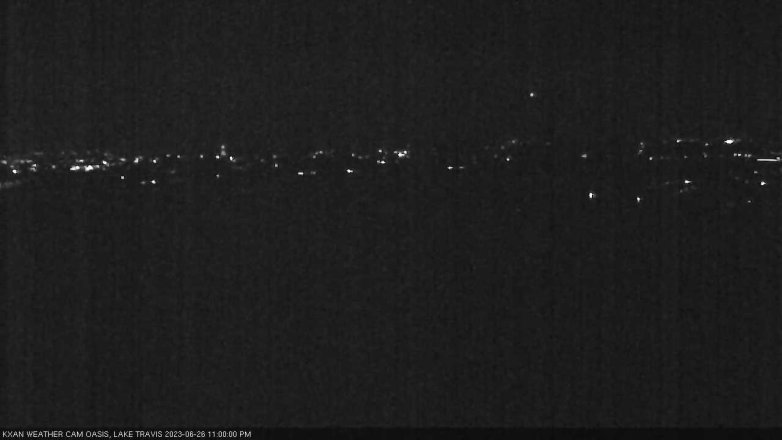 Lake Travis webcam, June 26, 2023 11:00 PM CT