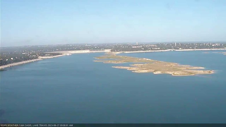 Lake Travis webcam, June 27, 2023 9:00 AM CT