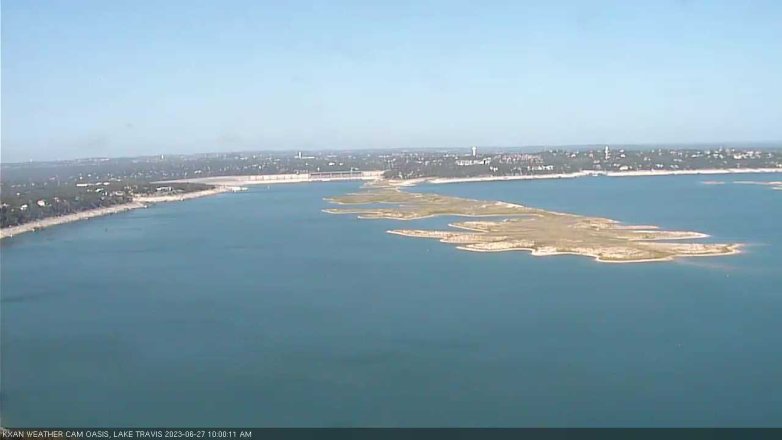 Lake Travis webcam, June 27, 2023 10:00 AM CT