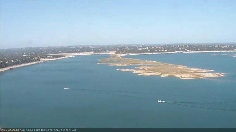 Lake Travis webcam, June 27, 2023 10:25 AM CT