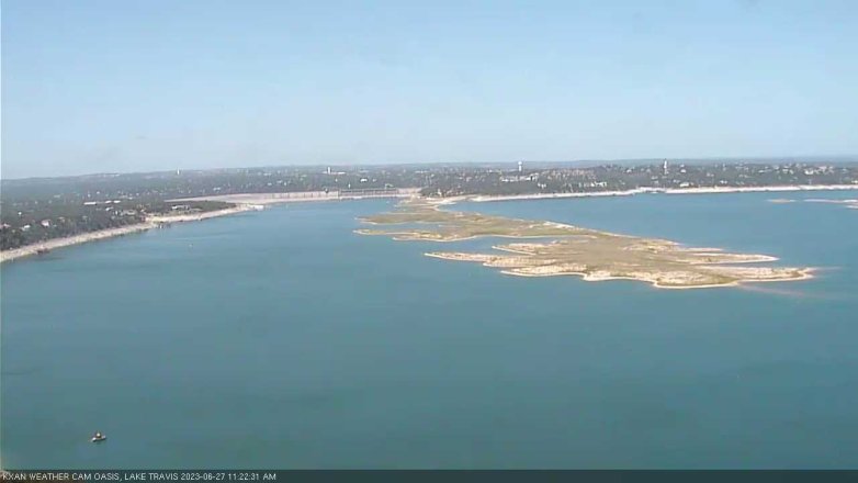 Lake Travis webcam, June 27, 2023 11:25 AM CT