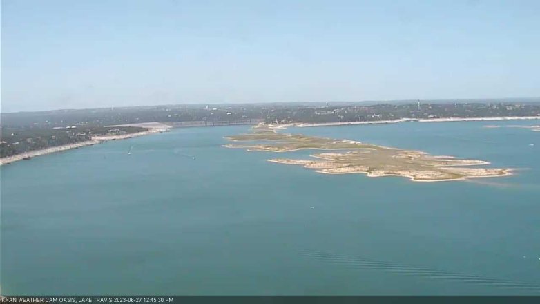 Lake Travis webcam, June 27, 2023 12:45 PM CT