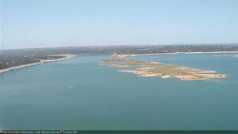 Lake Travis webcam, June 27, 2023 1:25 PM CT