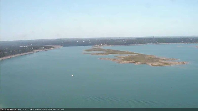Lake Travis webcam, June 27, 2023 3:25 PM CT