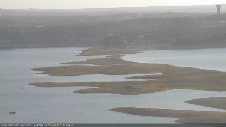 Lake Travis webcam, June 27, 2023 7:25 PM CT