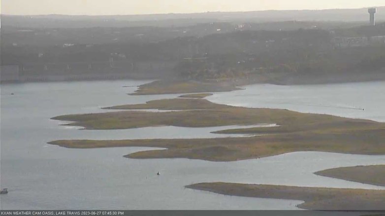 Lake Travis webcam, June 27, 2023 7:45 PM CT