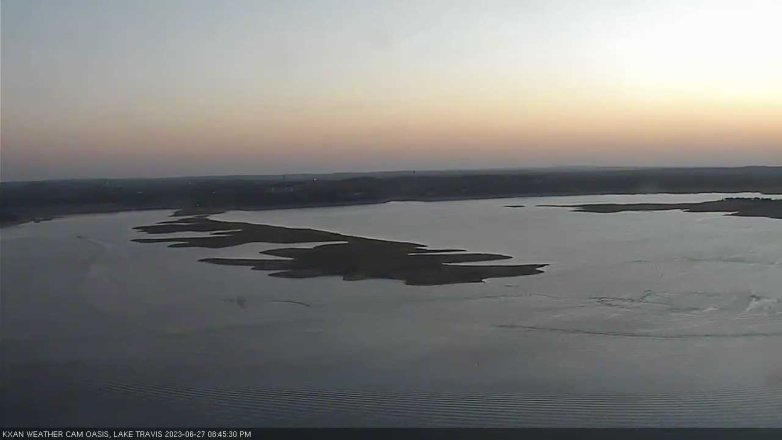 Lake Travis webcam, June 27, 2023 8:45 PM CT