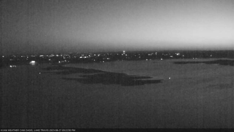 Lake Travis webcam, June 27, 2023 9:25 PM CT
