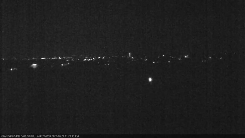 Lake Travis webcam, June 27, 2023 11:25 PM CT