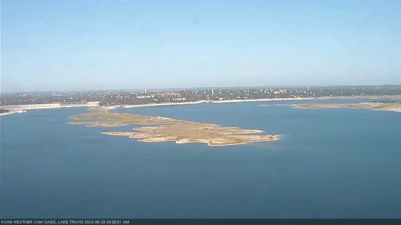 Lake Travis webcam, June 28, 2023 9:00 AM CT