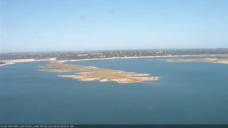 Lake Travis webcam, June 28, 2023 9:45 AM CT
