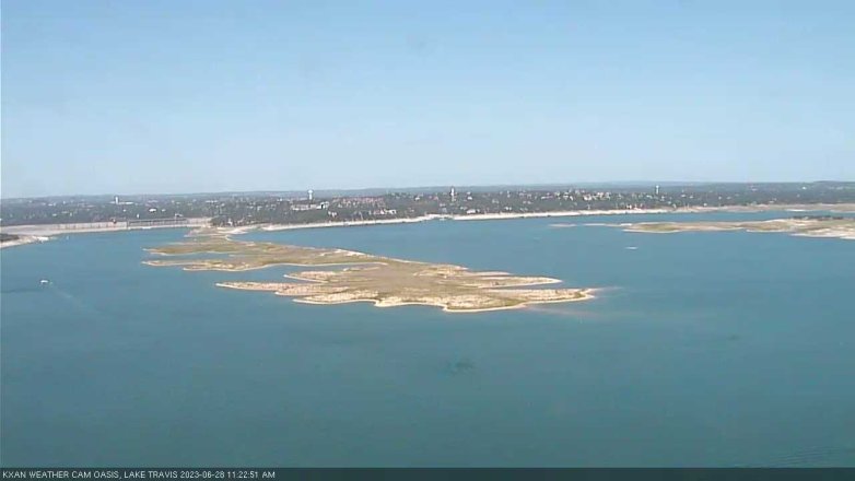 Lake Travis webcam, June 28, 2023 11:25 AM CT
