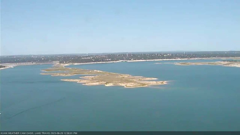 Lake Travis webcam, June 28, 2023 12:00 PM CT