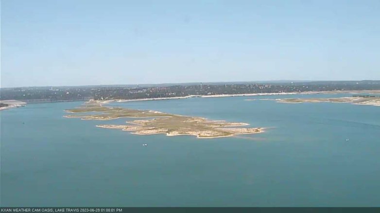 Lake Travis webcam, June 28, 2023 1:00 PM CT