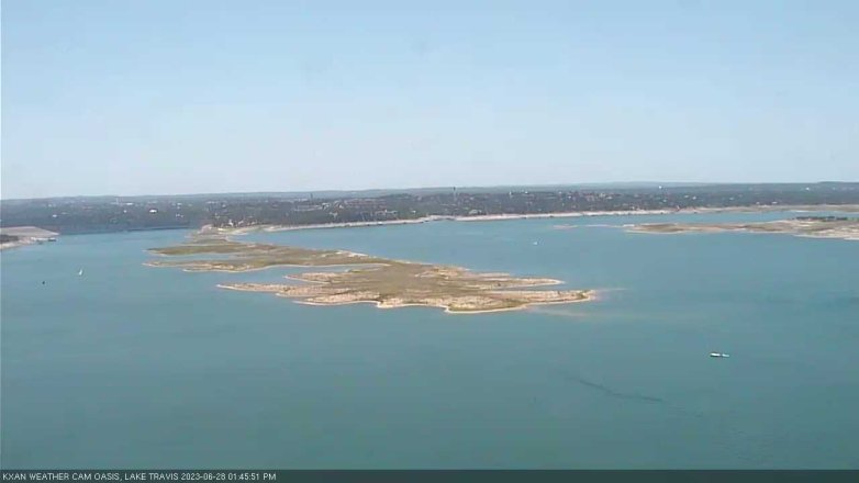 Lake Travis webcam, June 28, 2023 1:45 PM CT