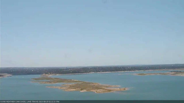 Lake Travis webcam, June 28, 2023 2:25 PM CT