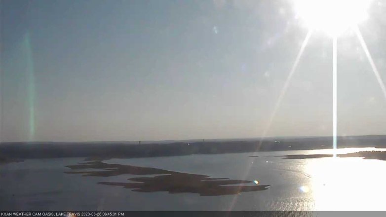 Lake Travis webcam, June 28, 2023 6:45 PM CT