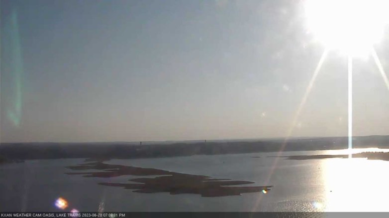 Lake Travis webcam, June 28, 2023 7:00 PM CT