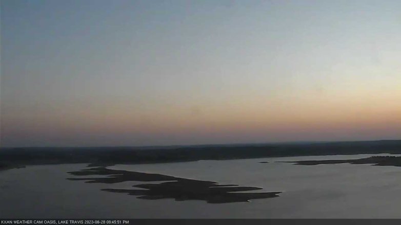 Lake Travis webcam, June 28, 2023 8:45 PM CT