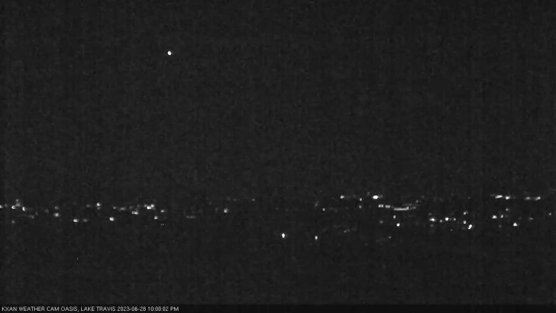 Lake Travis webcam, June 28, 2023 10:00 PM CT