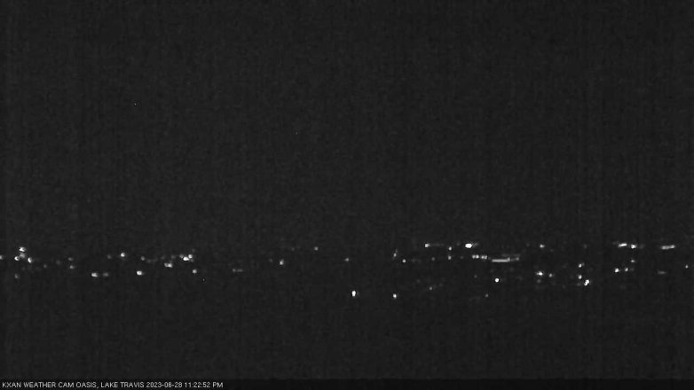 Lake Travis webcam, June 28, 2023 11:25 PM CT