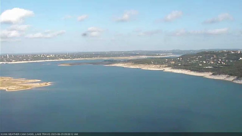 Lake Travis webcam, June 29, 2023 9:00 AM CT