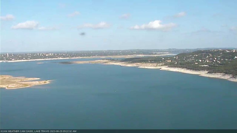 Lake Travis webcam, June 29, 2023 9:25 AM CT