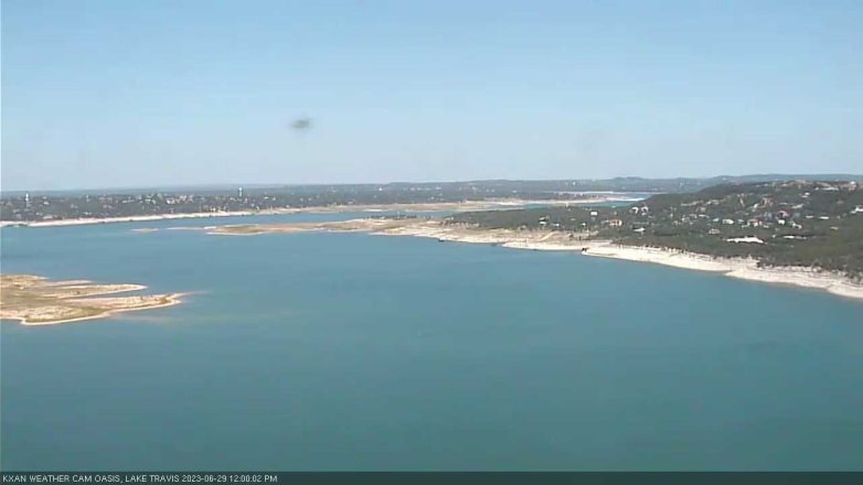 Lake Travis webcam, June 29, 2023 12:00 PM CT