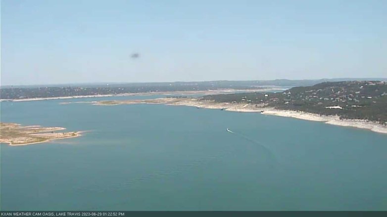 Lake Travis webcam, June 29, 2023 1:25 PM CT