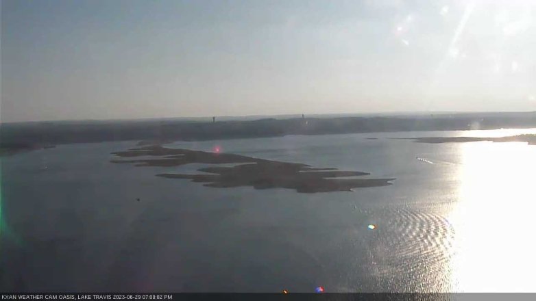 Lake Travis webcam, June 29, 2023 7:00 PM CT