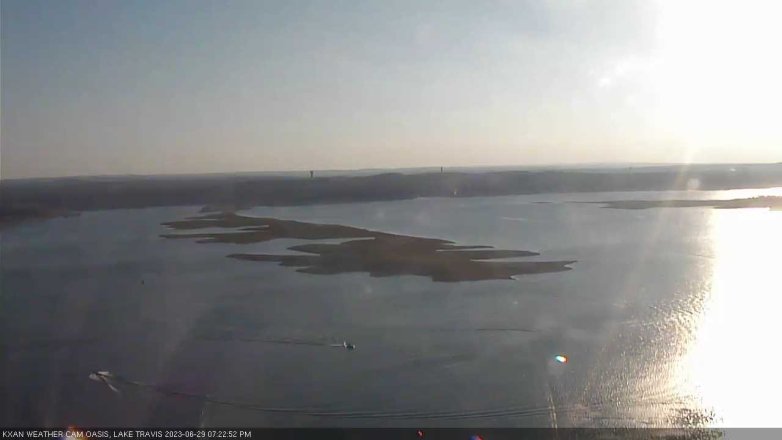 Lake Travis webcam, June 29, 2023 7:25 PM CT