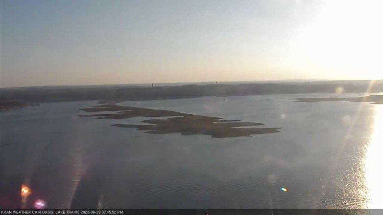 Lake Travis webcam, June 29, 2023 7:45 PM CT