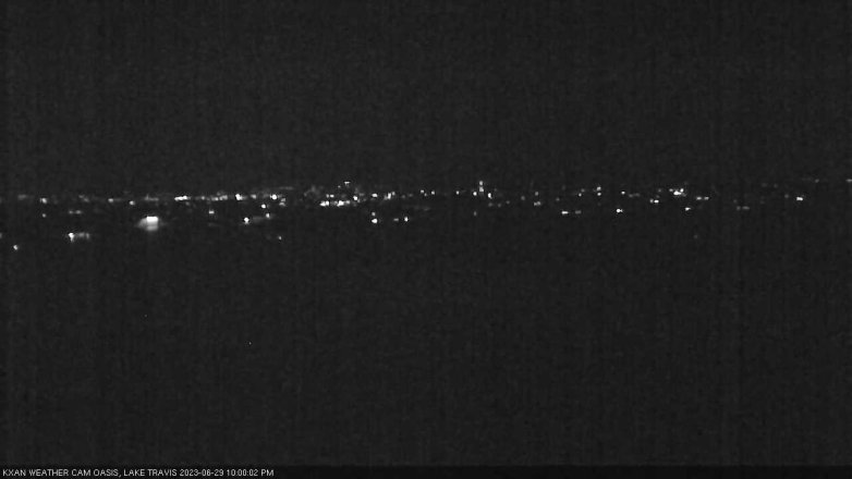Lake Travis webcam, June 29, 2023 10:00 PM CT