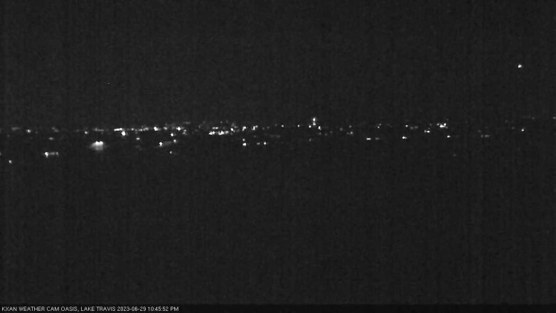 Lake Travis webcam, June 29, 2023 10:45 PM CT