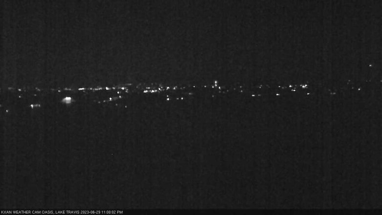 Lake Travis webcam, June 29, 2023 11:00 PM CT