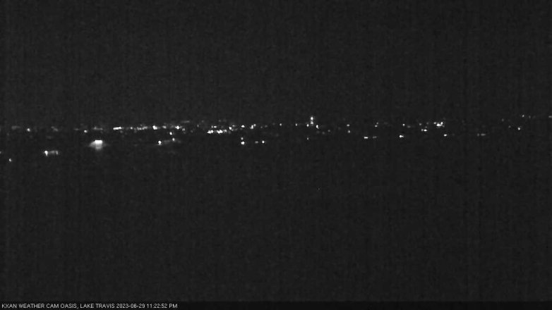 Lake Travis webcam, June 29, 2023 11:25 PM CT
