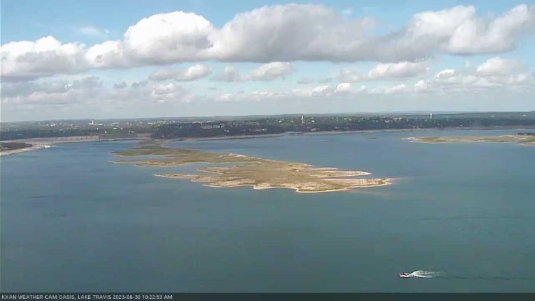Lake Travis webcam, June 30, 2023 10:25 AM CT