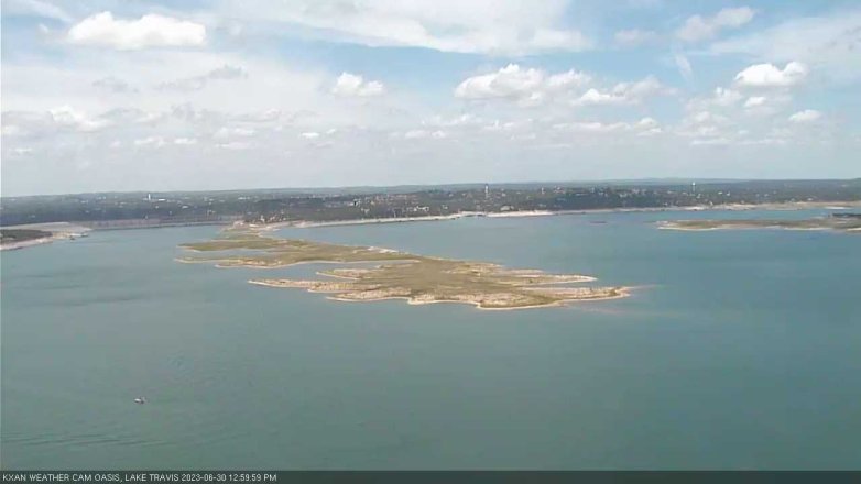 Lake Travis webcam, June 30, 2023 1:00 PM CT