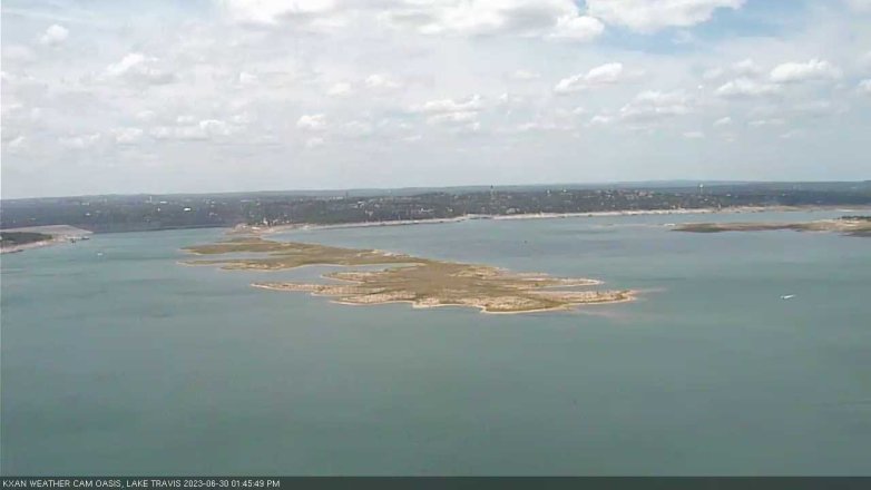 Lake Travis webcam, June 30, 2023 1:45 PM CT