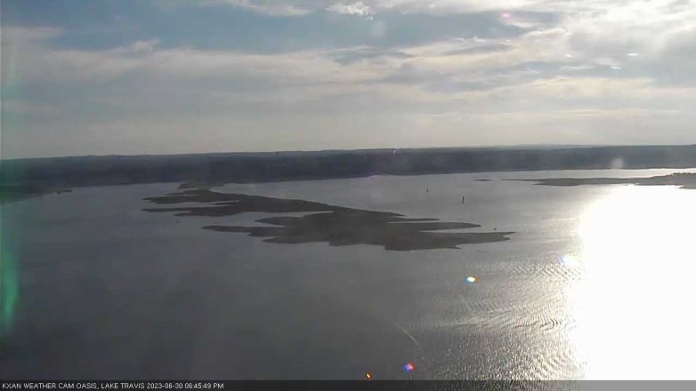Lake Travis webcam, June 30, 2023 6:45 PM CT