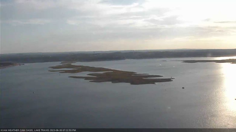 Lake Travis webcam, June 30, 2023 7:25 PM CT