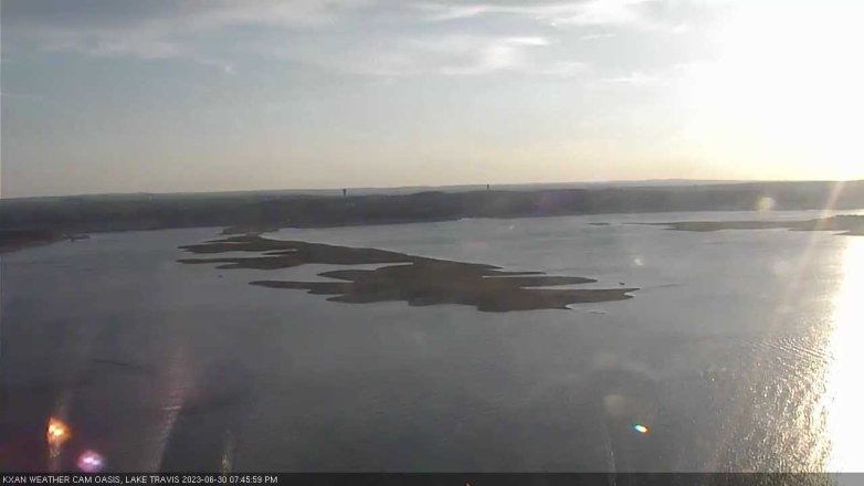 Lake Travis webcam, June 30, 2023 7:45 PM CT