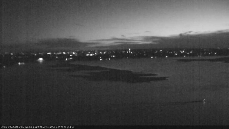 Lake Travis webcam, June 30, 2023 9:25 PM CT
