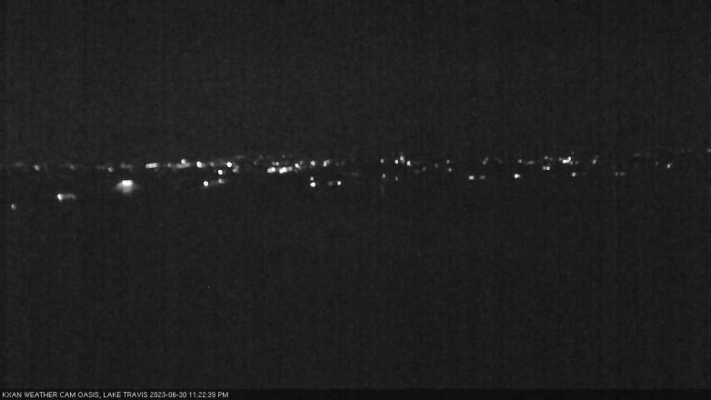 Lake Travis webcam, June 30, 2023 11:25 PM CT